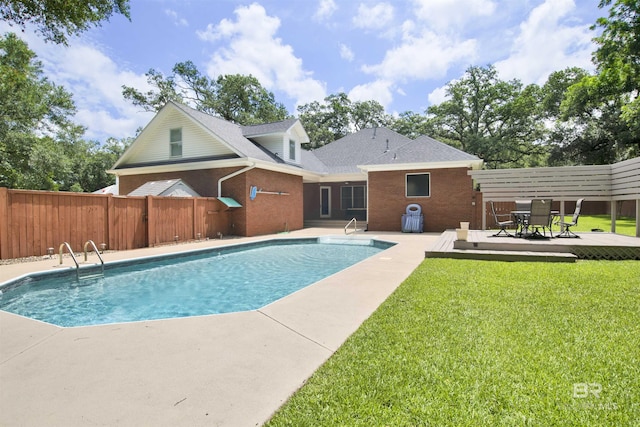 4340 Hamilton Oaks Ln, Mobile, AL 36695 - view of pool with a patio area