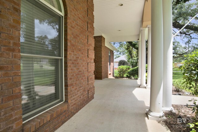 4340 Hamilton Oaks Ln, Mobile, AL 36695 - view of covered porch