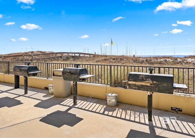 view of patio / terrace with area for grilling