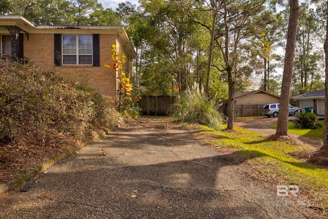 view of side of home