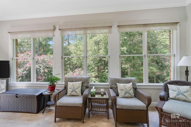 interior space featuring a wealth of natural light