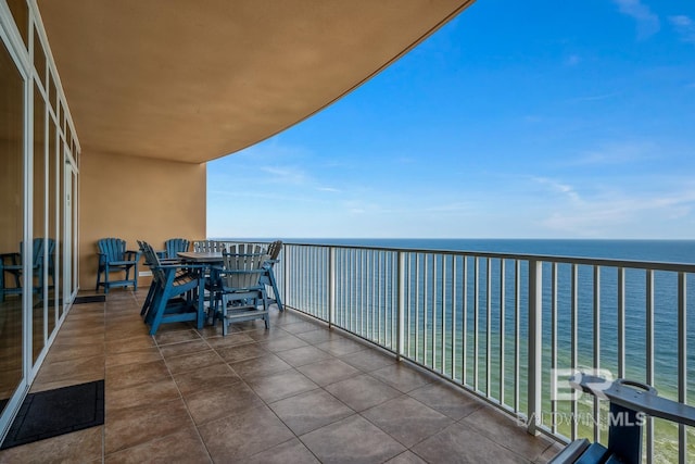 25494 Perdido Beach Blvd Unit 2005, Orange Beach, AL 36561 - balcony featuring a water view