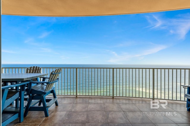 25494 Perdido Beach Blvd Unit 2005, Orange Beach, AL 36561 - balcony with a water view