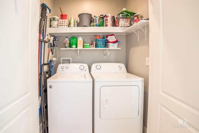 5781 State Highway 180 Unit 6020, Gulf Shores, AL 36542 - washroom featuring separate washer and dryer