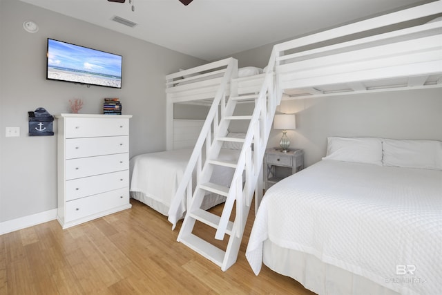 5781 State Highway 180 Unit 6020, Gulf Shores, AL 36542 - bedroom featuring hardwood / wood-style floors and ceiling fan