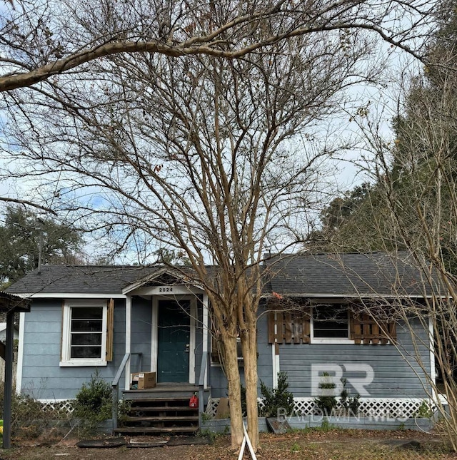 view of front of home