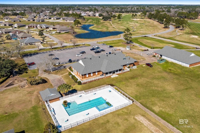 birds eye view of property featuring a residential view