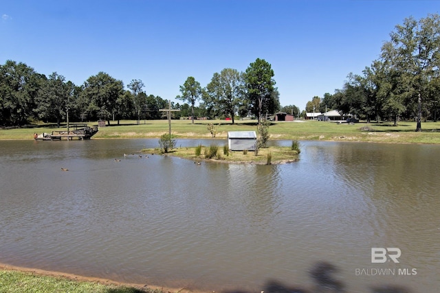 property view of water