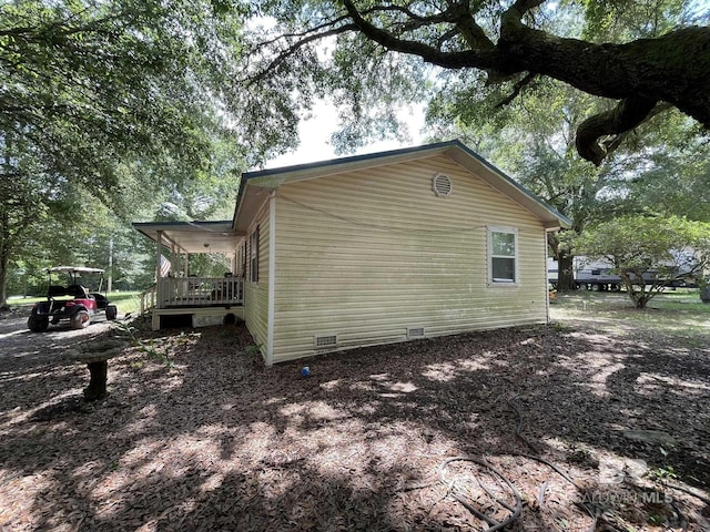 25850 Patterson Rd, Robertsdale, AL 36567 - view of home's exterior featuring crawl space
