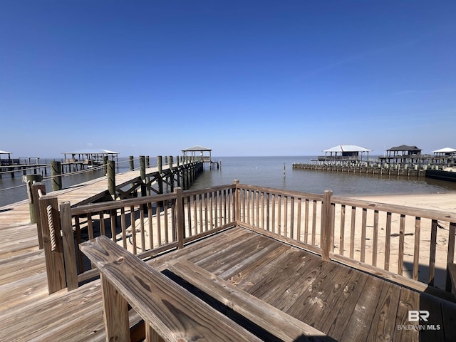 18175 Scenic Highway 98 Unit 12, Fairhope, AL 36532 - dock featuring a water view and boat lift