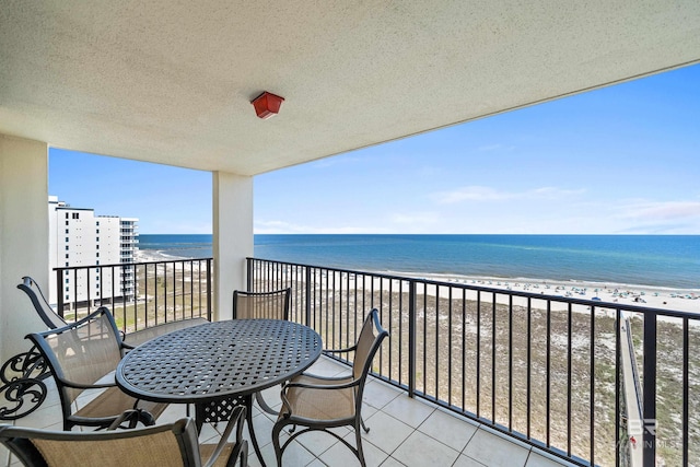 26802 Perdido Beach Blvd Unit 1008, Orange Beach, AL 36561 - balcony featuring view of water and beach