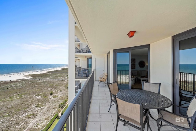 26802 Perdido Beach Blvd Unit 1008, Orange Beach, AL 36561 - balcony with view of water and beach