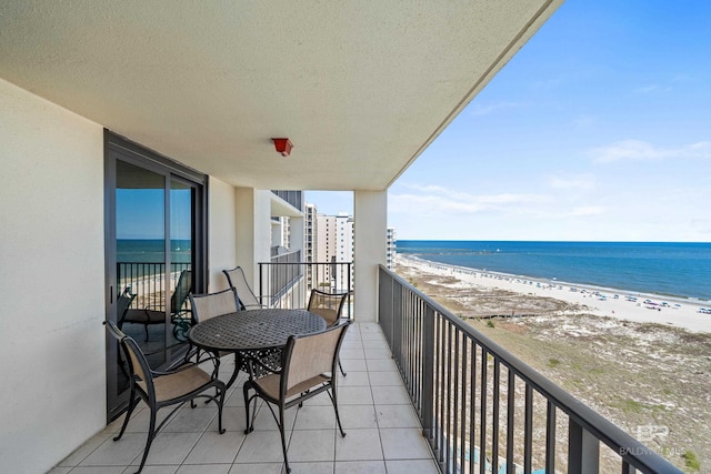 26802 Perdido Beach Blvd Unit 1008, Orange Beach, AL 36561 - balcony with view of water and beach
