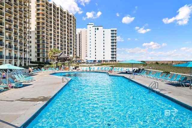 26802 Perdido Beach Blvd Unit 1008, Orange Beach, AL 36561 - community pool featuring a patio