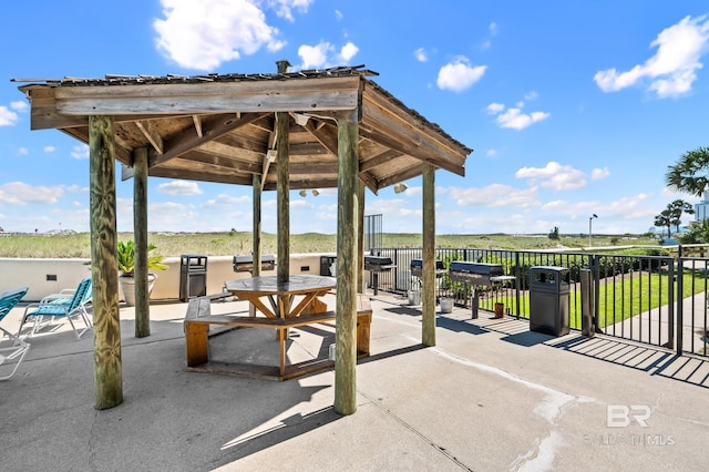 26802 Perdido Beach Blvd Unit 1008, Orange Beach, AL 36561 - view of patio featuring a gazebo
