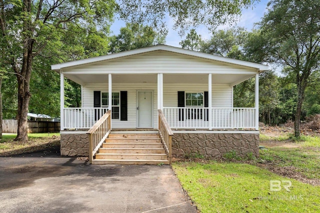 10150 March Pointe Dr, Theodore, AL 36582 - view of front of home featuring covered porch