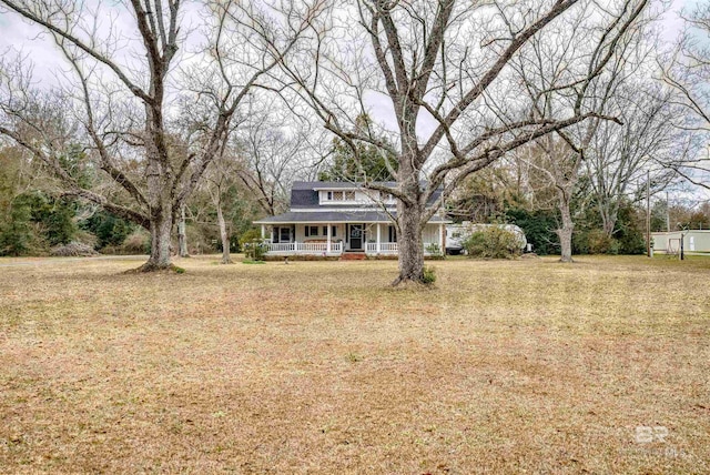 exterior space with a porch