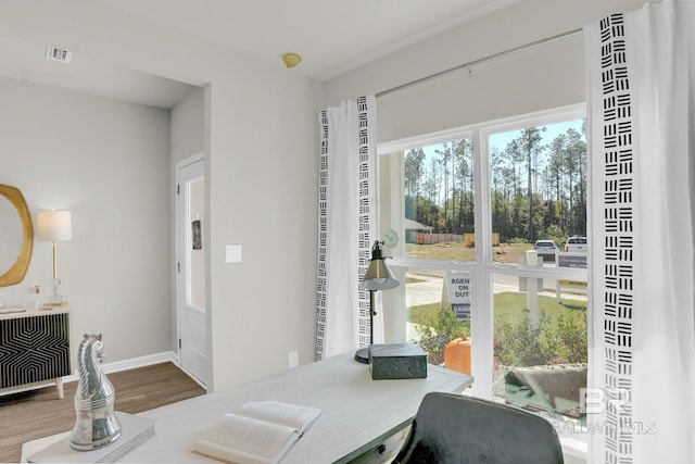 24926 Ponder Loop, Loxley, AL 36551 - office space featuring wood finished floors and baseboards