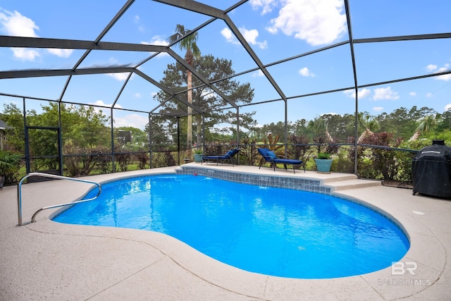 270 Cypress Lake Dr, Gulf Shores, AL 36542 - outdoor pool with a patio area and a lanai