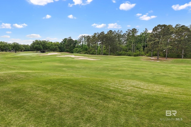 270 Cypress Lake Dr, Gulf Shores, AL 36542 - surrounding community with a yard, golf course view, and view of scattered trees