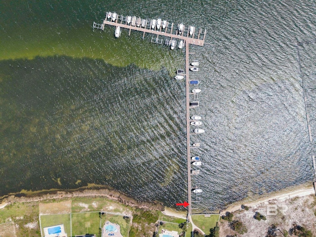 4001 Landfall Dr, Pensacola, FL 32507 - bird's eye view with a water view