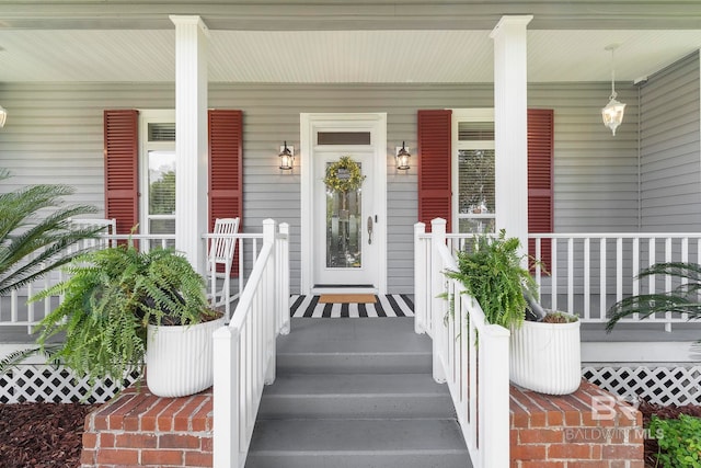 4001 Landfall Dr, Pensacola, FL 32507 - property entrance featuring covered porch