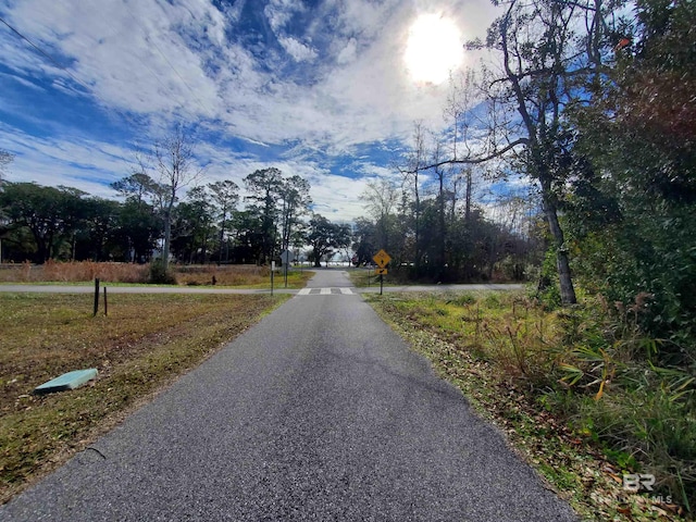 view of road