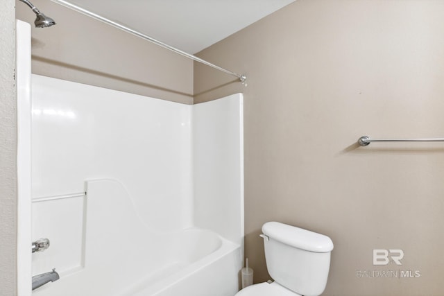 bathroom with  shower combination and toilet