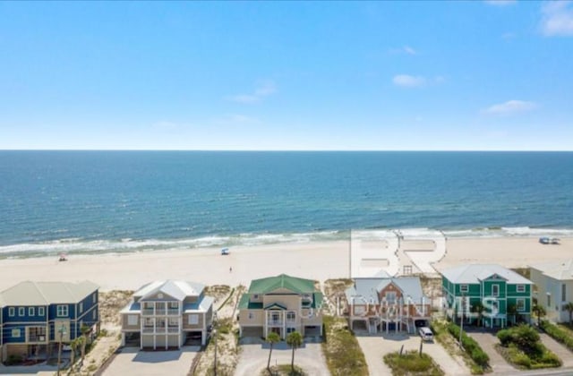 2223 W Beach Blvd, Gulf Shores, AL 36542 - view of water feature featuring a view of the beach and a residential view