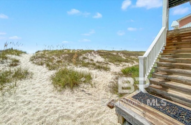 2223 W Beach Blvd, Gulf Shores, AL 36542 - view of yard with stairway