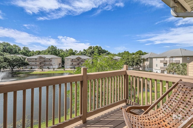 4 Yacht Club Dr Unit 15, Daphne, AL 36526 - wooden deck with a residential view and a water view