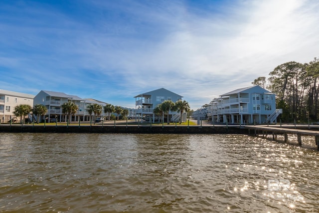 water view with a residential view