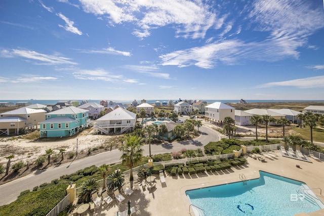 453 Dune Dr Unit 404, Gulf Shores, AL 36542 - aerial view of residential area featuring a pool area