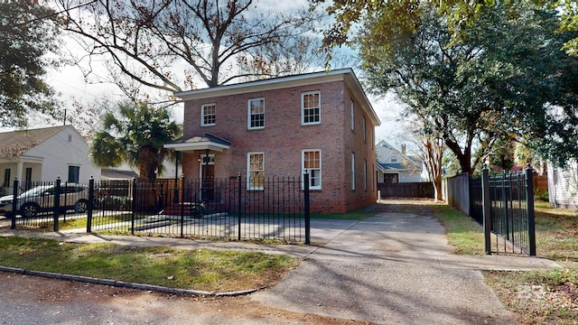 view of front of property