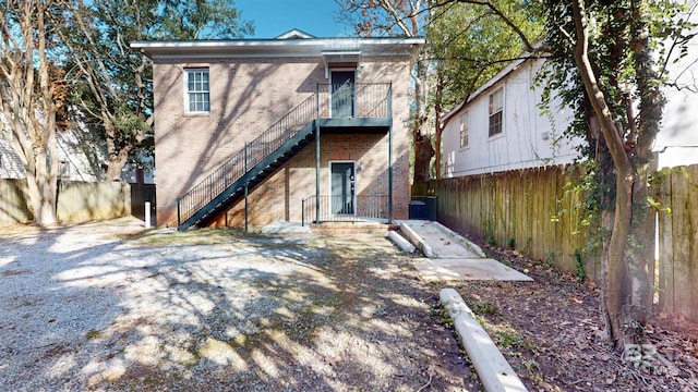 view of rear view of property