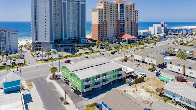 388 E Beach Blvd Unit A-2, Gulf Shores, AL 36542 - bird's eye view with a view of city and a water view