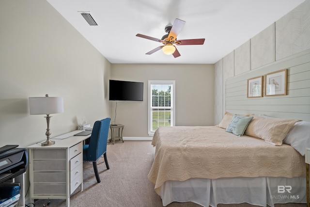 19083 County Road 13, Fairhope, AL 36532 - carpeted bedroom with baseboards and ceiling fan