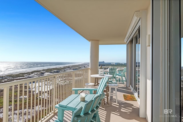 527 Beach Club Trl Unit D710, Gulf Shores, AL 36542 - balcony featuring view of water and beach