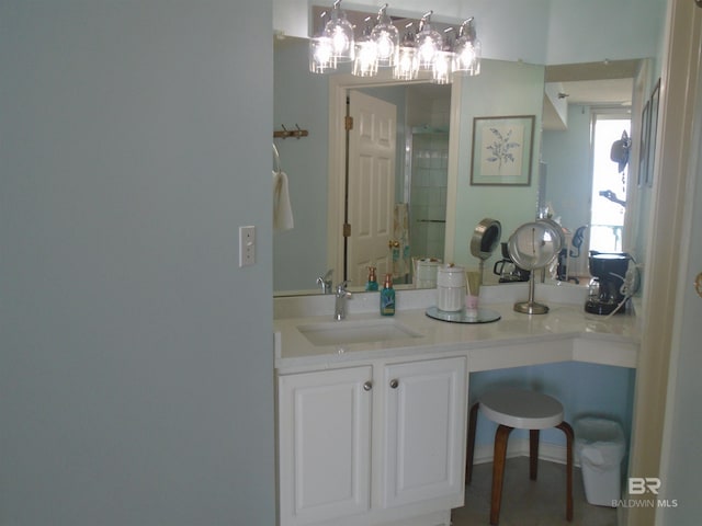 527 Beach Club Trl Unit D710, Gulf Shores, AL 36542 - full bath with a shower with shower door and vanity