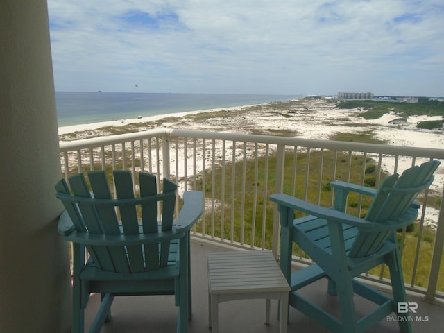 527 Beach Club Trl Unit D710, Gulf Shores, AL 36542 - balcony with view of water and beach
