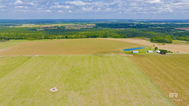 aerial view of sparsely populated area