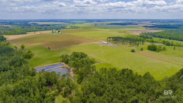 aerial view of sparsely populated area featuring a nearby body of water