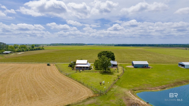 overview of rural landscape with a pastoral area