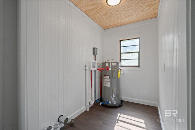 utilities featuring electric water heater