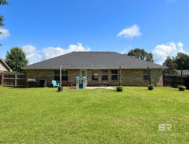 11116 Sturbridge Loop, Daphne, AL 36526 - back of house with brick siding, a patio, and a shingled roof