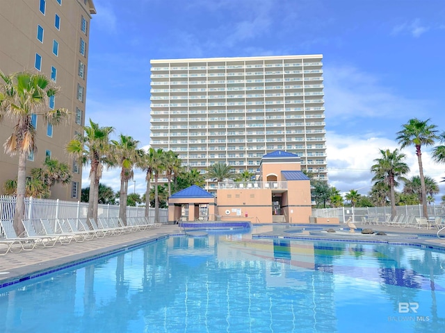 view of pool