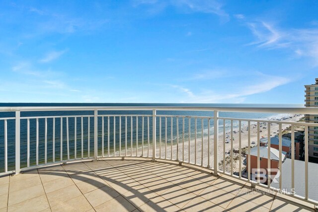 825 W Beach Blvd Unit 9, Gulf Shores, AL 36542 - balcony featuring view of water and beach