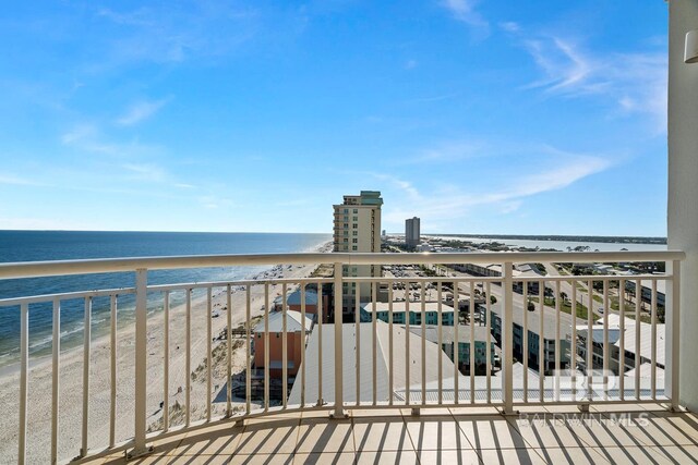 825 W Beach Blvd Unit 9, Gulf Shores, AL 36542 - balcony with view of water and beach