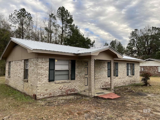 view of ranch-style home