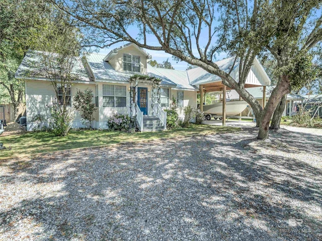 5410 Florida Ave, Orange Beach, AL 36561 - view of front facade featuring metal roof